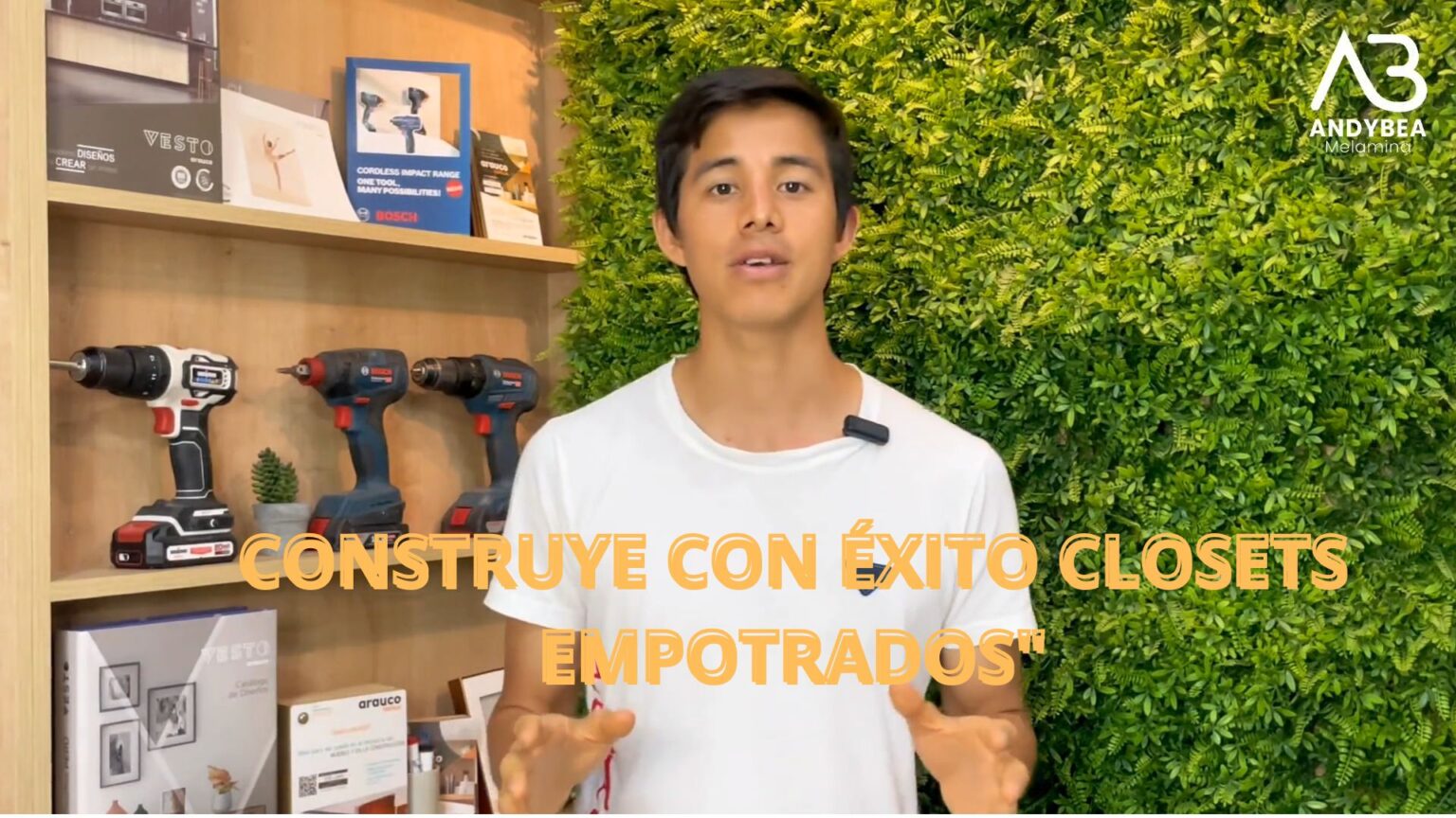 CONSTRUYE CON ÉXITO CLOSETS EMPOTRADOS" - AndybeaMelamina