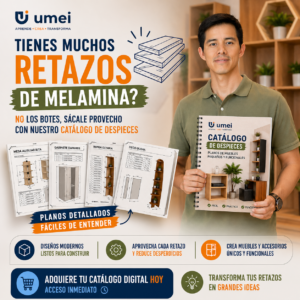 Catálogo de Retazos - 20 Planos de muebles y accesorios de Melamina